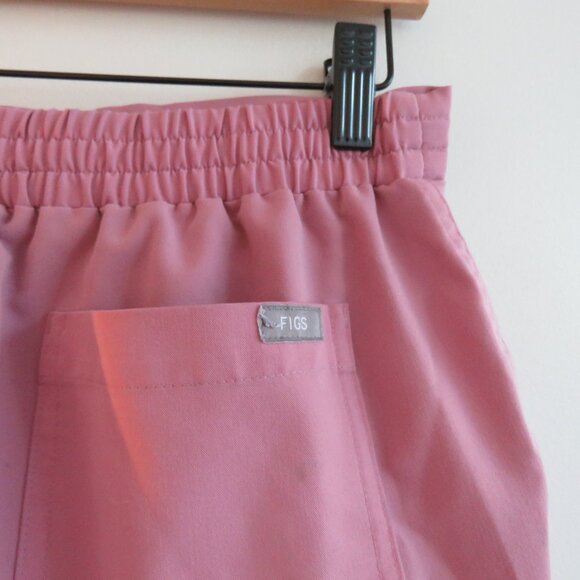 FIGS Yola Skinny Scrub Pants in Light Pink Coral - Size XS Petite - Picture 11 of 13